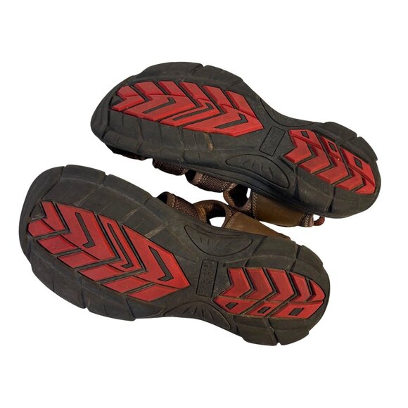 Dockers Sandals Mens 9M Brown Outdoor Hiking Fisherman Adjustable Toggle Closure - Picture 6 of 10